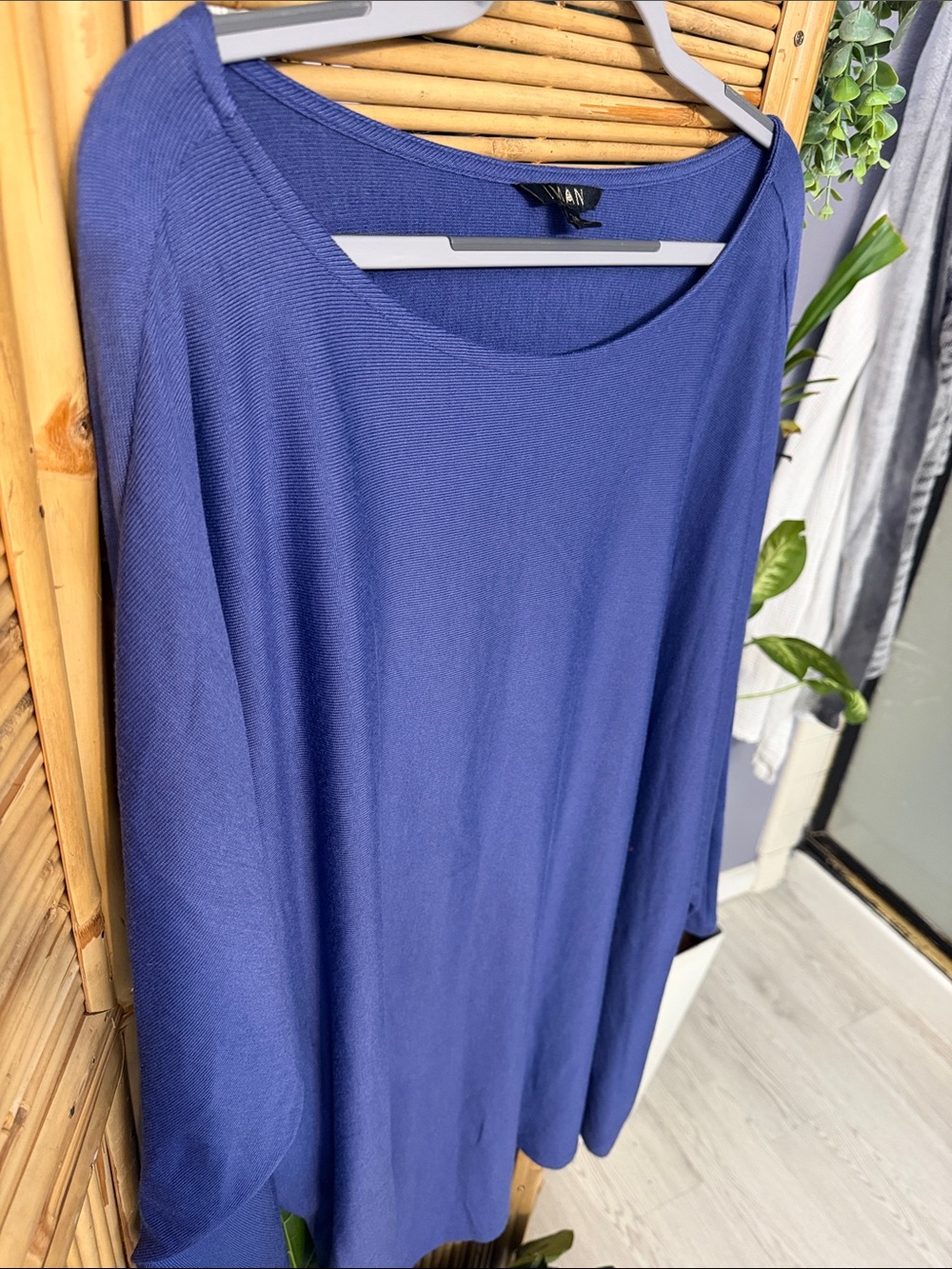 IMAN Women's Boat Neck Tunic - Blue